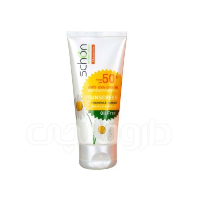 کرم ضد آفتاب بی رنگ شون مناسب برای پوست چرب با SPF50