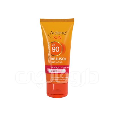 کرم ضد آفتاب رنگى آردن مدل رژوسول مناسب برای پوست خشک و نرمال با SPF90
