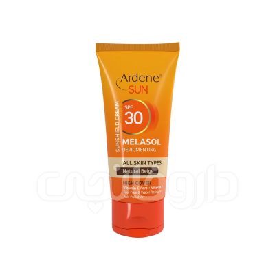 کرم ضد آفتاب رنگی آردن مدل ملاسول مناسب برای انواع پوست با SPF30