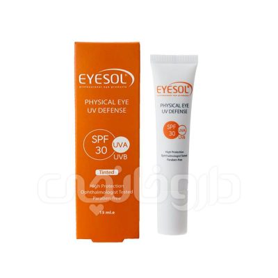 کرم ضد آفتاب رنگی دور چشم آیسول با SPF30