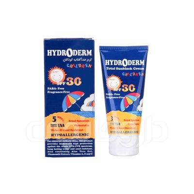 کرم ضد آفتاب کودکان هیدرودرم با SPF30