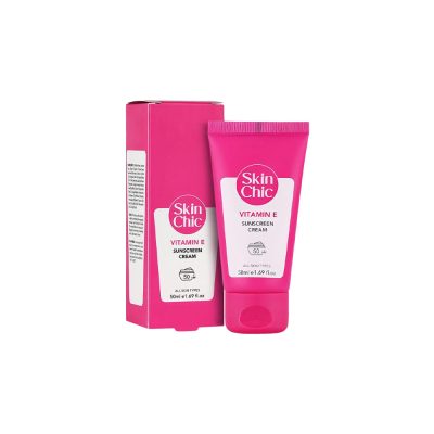 کرم ضد آفتاب اسکین شیک حاوی ویتامین E با SPF50+